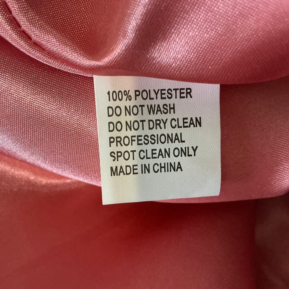 Mac Duggal 11637 Pleated Satin A-Line Evening Gown Dusty Rose Pink Size 8 Dress - Picture 11 of 12